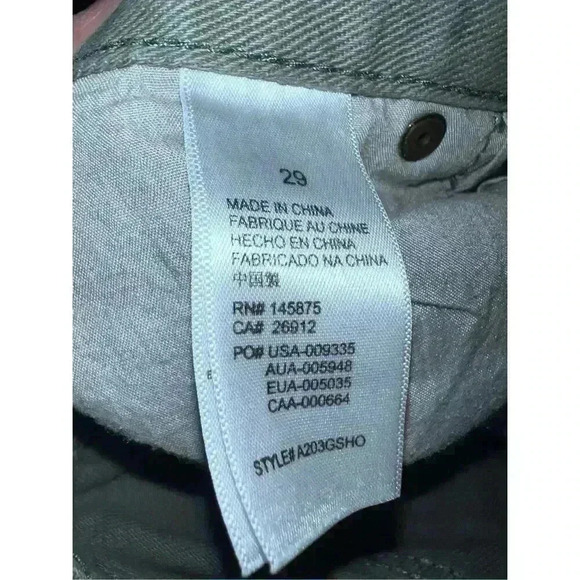 Amuse society Jean short green size 29 - Picture 4 of 5